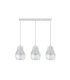 Regleta de Techo 3 Luces E27 Blanco Altura Regulable 64x16 cm Ragusa