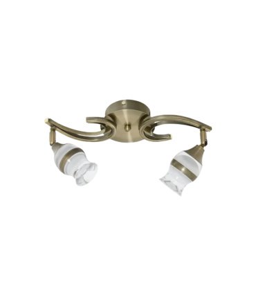 Lámpara LED 2 Luces 10W Cuero 4000K 800 lm Zodiaco