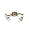 Lámpara LED 2 Luces 10W Cuero 4000K 800 lm Zodiaco