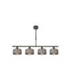 Lámpara de Techo 4 Luces E14 Marrón 76 cm Gilda