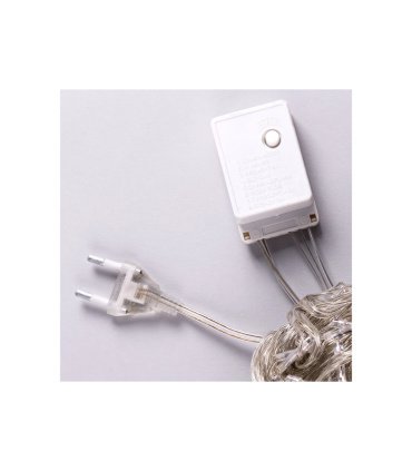 Guirnalda LED 30 m Blanco Frío con 8 Modos de Luz IP20