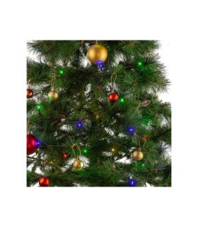 Guirnalda LED RGB 30 metros con 8 Modos de Luz IP65 en árbol