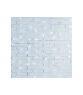 Guirnalda LED 3 x 1 m Blanco Frío con 8 Modos IP20 en pared