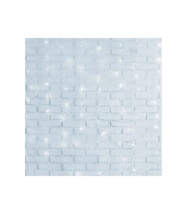 Guirnalda LED 3 x 1 m Blanco Frío con 8 Modos IP20 en pared