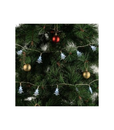 Guirnalda LED RGB 1,5 m con Luces en Forma de Árbol y Pilas AAA