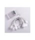 Guirnalda LED RGB 3 m con Luces en Forma de Estrella y Pilas AAA IP20 cable