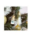 Guirnalda LED 1,5 m Blanco Cálido con Luces en Forma de Botella con Árbol y Nieve IP20