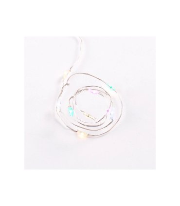 Guirnalda LED RGB Multicolor de 50 cm a Pilas IP20 cable