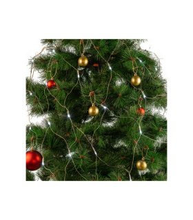 Malla LED 1,5 x 1,5 m Blanco Frío IP20 a Pilas en árbol