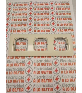 MARCO DE 3 SERVICIOS SIMON 27 BLANCO MARFIL  27630-62