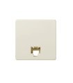 TOMA TELEFONO 2 PARES  RJ11 SIMON 27 BLANCO MARFIL 27480-35