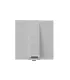 TAPA SALIDA DE CABLE NIESSEN ZENIT PLATA N2207 PL