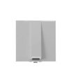 TAPA SALIDA DE CABLE NIESSEN ZENIT PLATA N2207 PL