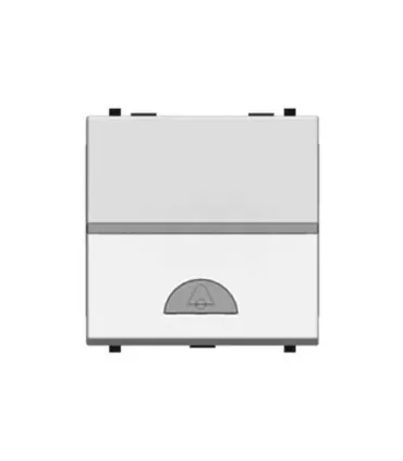 PULSADOR CAMPANA  NIESSEN ZENIT PLATA N2204 PL