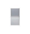 INTERRUPTOR ESTRECHO NIESSEN ZENIT PLATA N2101 PL