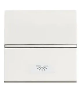PULSADOR SIMBOLO LUZ NIESSEN ZENIT PLATA N2204.2 PL