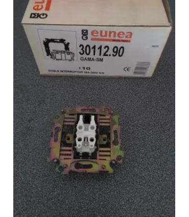 DOBLE INTERRUPTOR 10A GAMA SM  30112.90