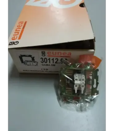 DOBLE INTERRUPTOR 10A CON GARRAS GAMA SM 30112.99