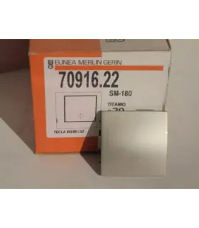 TECLA LUZ TITANIO SM-180  70916.22
