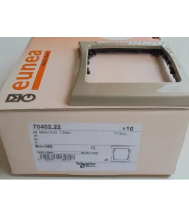 MARCO DE 1 ELEMENTO TITANIO SM-180 SIN ALETAS  70402.22