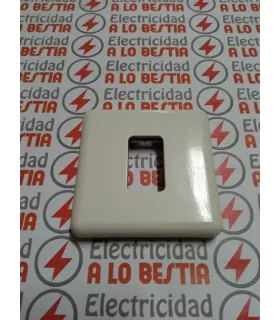 PLACA 1 ELEMENTO SIN GARRAS NIESSEN PUMA BLANCO MARFIL 4171