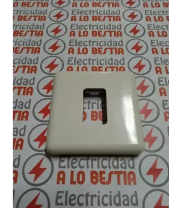 PLACA 1 ELEMENTO SIN GARRAS NIESSEN PUMA BLANCO MARFIL 4171