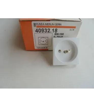 TAPA BASE 2P BL.POLAR SM-100  40932.18 - SIN TOMA DE TIERRA