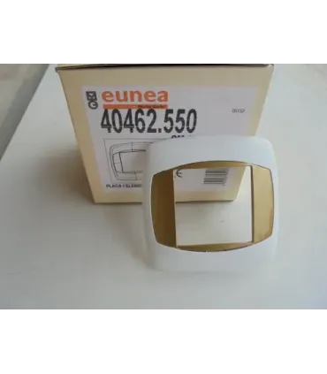 PLACA 1 ELEMENTO BL.MARFIL SM-100 MASTER  40462.550