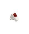 CLAVIJA ACODADA CON INTERRUPTOR LUMINOSO LED