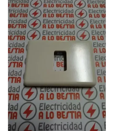 PLACA 1 ELEMENTO NIESSEN PUMA BLANCO MARFIL 4271