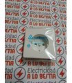 PLACA ENCHUFE SHUCKO BIPOLAR CON T.T. NIESSEN TRAZO BLANCO ALPINO 8588