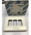 PLACA 3 ELEMENTO NIESSEN PUMA BLANCO 4473