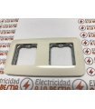 PLACA 2 ELEMENTO SIMON 27 27620-32 BLANCO MARFIL