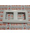 PLACA 2 ELEMENTO SIMON 27 27620-35 BLANCO NIEVE