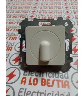 TAPA SALIDA DE CABLE NIESSEN LISSA 5007 BLANCO MARFIL
