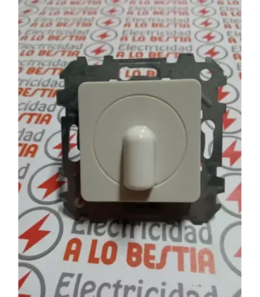 TAPA SALIDA DE CABLE NIESSEN LISSA 5007 BLANCO MARFIL