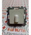 TAPA SALIDA DE CABLE NIESSEN LISSA 5007 BLANCO MARFIL