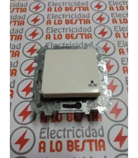 PULSADOR SIMBOLO LUZ NIESSEN LISSA 5004.2 BLANCO MARFIL