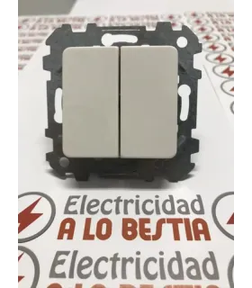 DOBLE INTERRUPTOR NIESSEN LISSA 5111BA