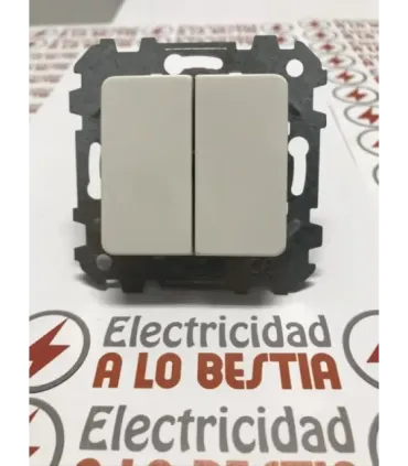 DOBLE INTERRUPTOR NIESSEN LISSA 5111BA