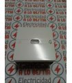 PULSADOR SIMBOLO TIMBRE CON INDICADOR LUMINOSO DE ORIENTACION NOCTURNA NIESSEN TRAZO BLANCO ALPINO 8004.3