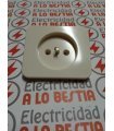 TAPA ENCHUFE 2 POLOS SIMON 75 BLANCO MARFIL 75040-31