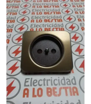 TAPA ENCHUFE 2 POLOS SIMON 75 75040-36 BRONCE