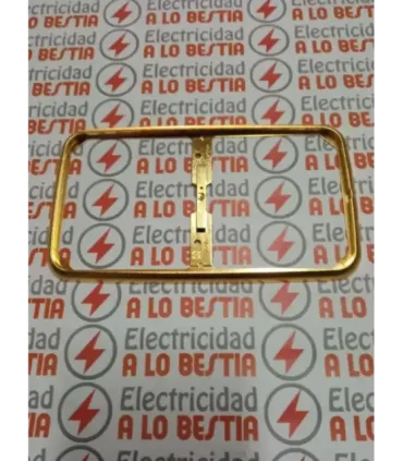 MARCO EMBELLECEDOR PLACAS 2/S 153X82 ORO SIMON 27697-33