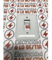MARCO PLACA RECTANGULAR 1 ELEMENTO PLASTIMETAL 151 BLANCO