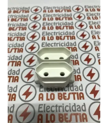 ADAPTADOR BASE 2 POLOS A 2 BASES DE DOS POLOS EUROPOLI 3024N-B