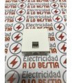 TOMA DE TELEFONO RJ12 6 CONTACTOS LEGRAND MOSAIC 074342 BLANCO