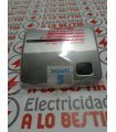 TECLA PULSADOR SIMBOLO LUZ CON INDICADOR VISOR TRANSPARENTE SIMON 75 ALUMINIO 75016-33