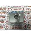 TAPA + TAPON FUSIBLE SIMON 75 75056-33 ALUMINIO MATE