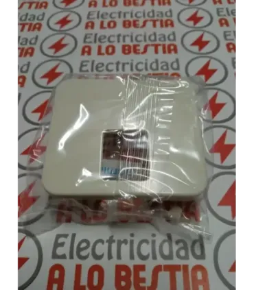 TAPA PARA TOMA TELEFONO 4/6 CONTACTOS SIMON 75 75062-31 BLANCO MARFIL